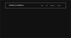 Desktop Screenshot of pizzeria-la-gondola.com
