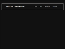 Tablet Screenshot of pizzeria-la-gondola.com